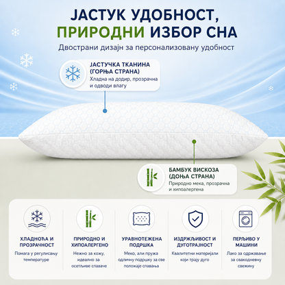 CloudSlee LUX – Podesivi memorijski jastuk za zdraviji i udobniji san